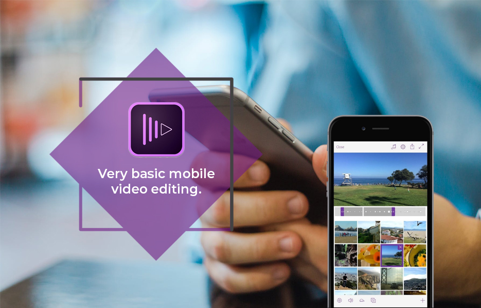 Screenshot ofAdobe Premiere Clip Video Editing App