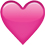Pink Heart Imoji