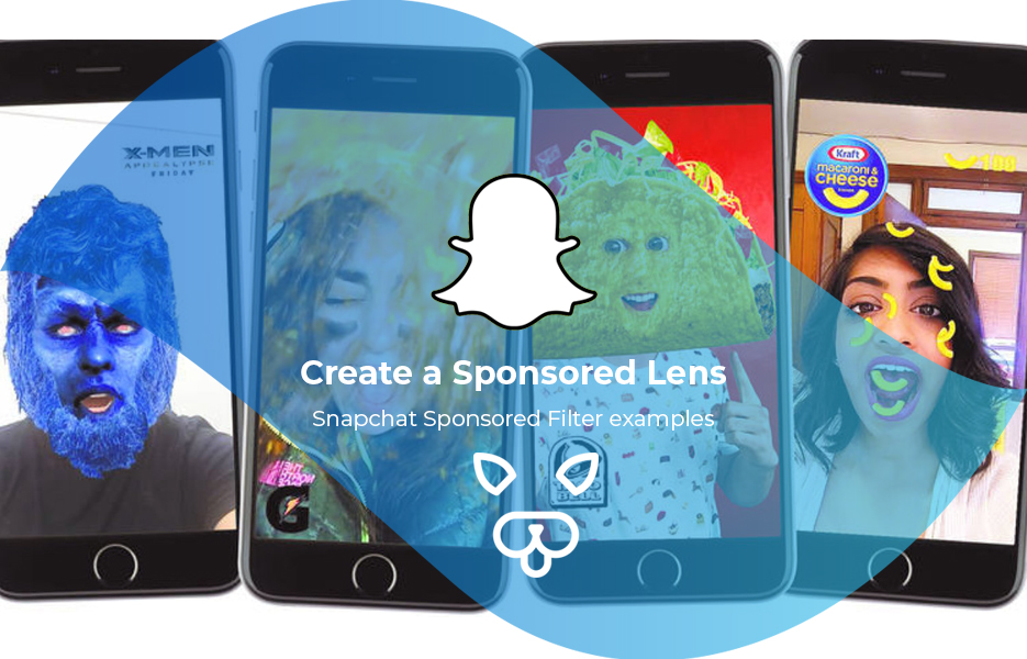 Snapchat Sponsored Filter examples