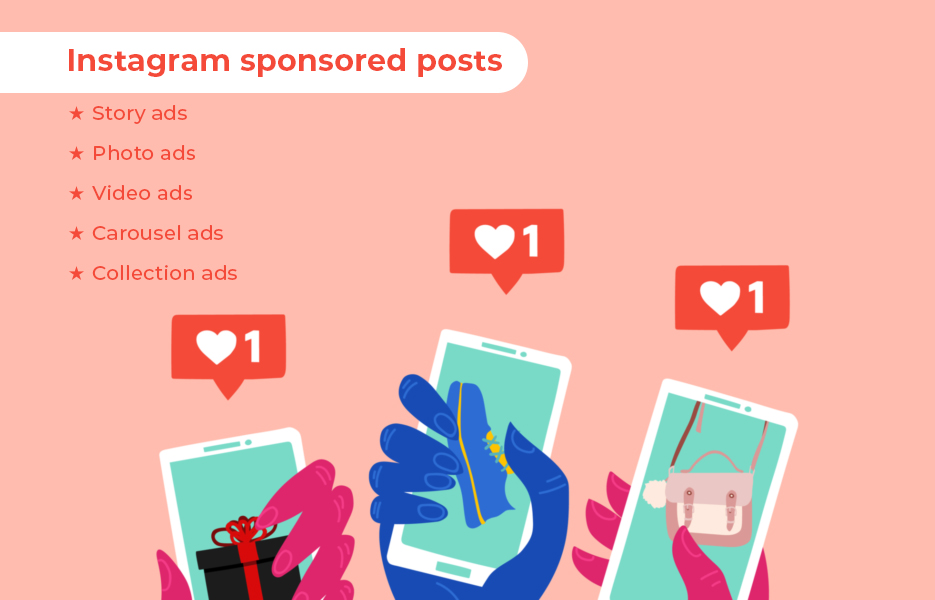 instagram sponser posts
