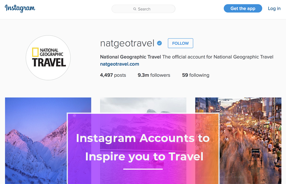 Instagram accounts to inspire you to travel