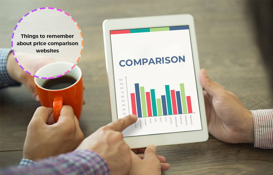 Things to remember about price comparison websites