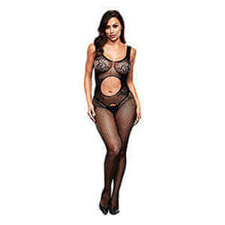 Bodystocking One Size Jacquard Baci Lingerie 00377