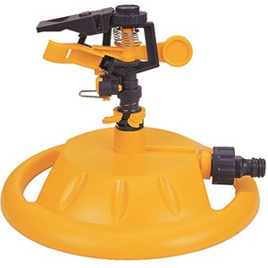 Garden Lawn Impulse Sprinkler Hose Pipe Water Sprayer Base Plant Grass Watering