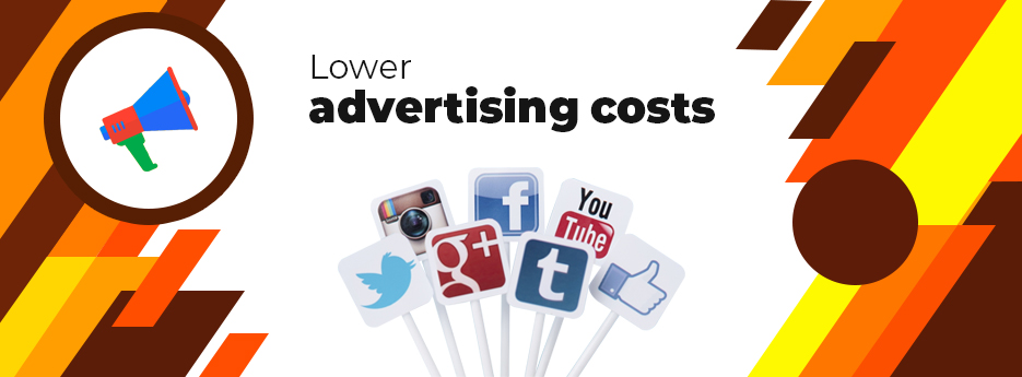 Lower-advertising-costs