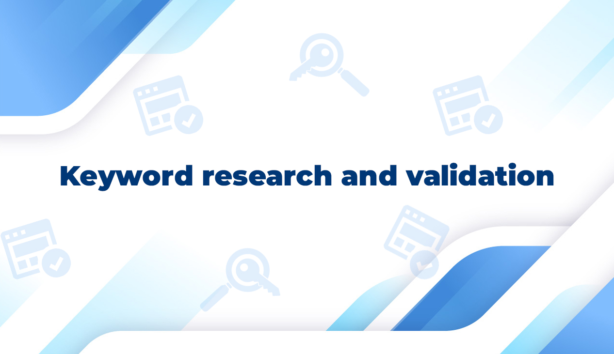 Keyword research and validation