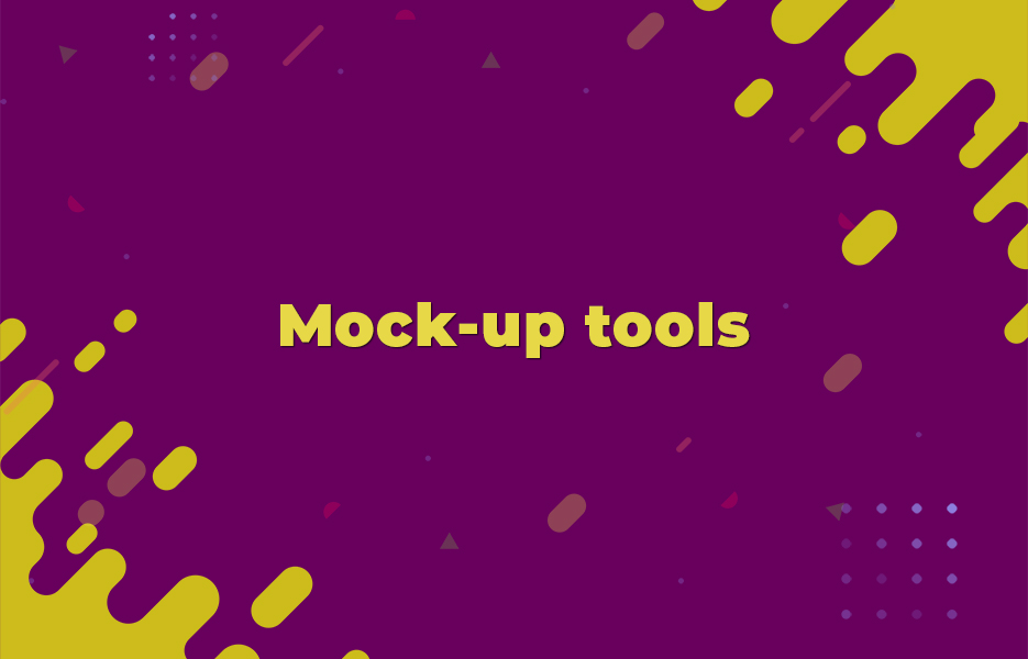 Mock-up tools