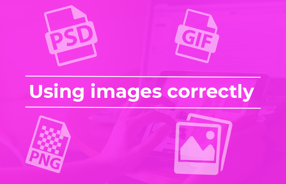 Using images correctly
