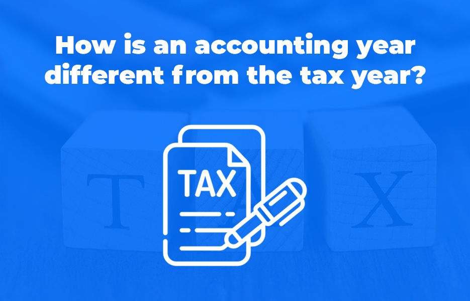 How is an accounting year different from the tax year