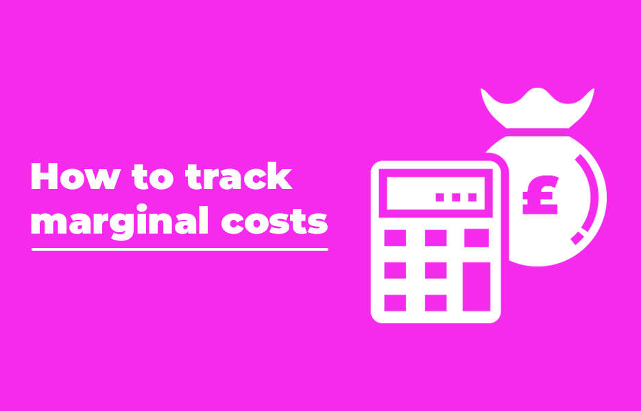 How to track marginal costs