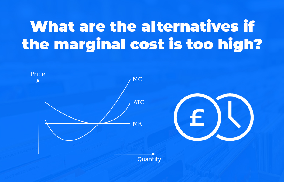 What are the alternatives if the marginal cost is too high