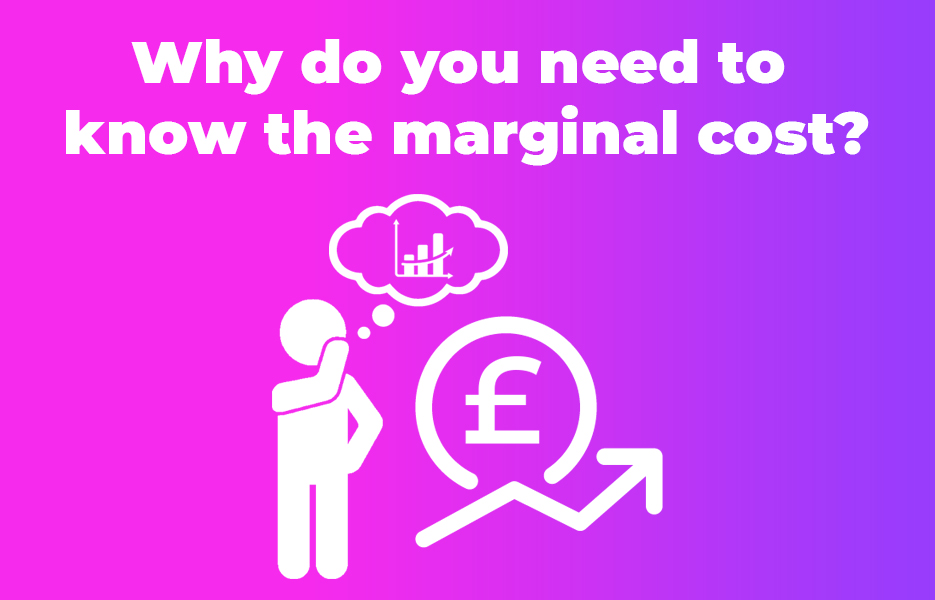 Why do you need to know the marginal cost