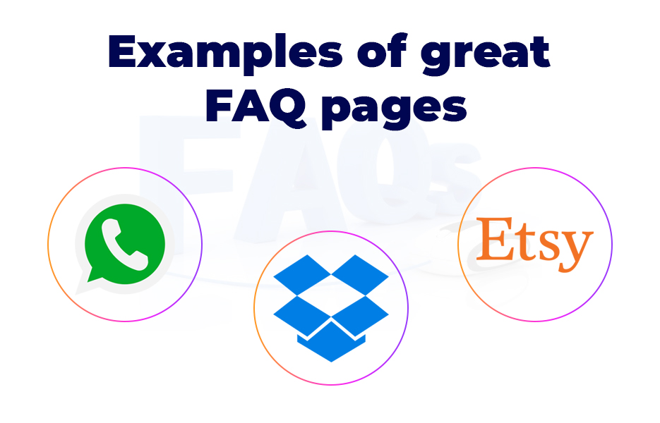 3 examples of great FAQ pages