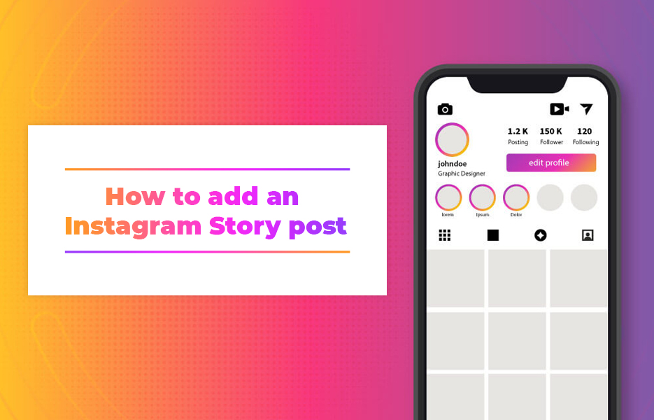 How to add an Instagram Story post