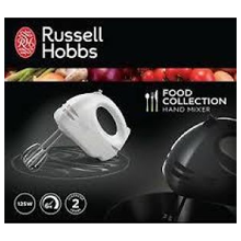 Russell Hobbs Hand Mixer with 6 Speed 14451, 125 W - White