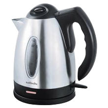 Sabichi Stainless Steel 1.7L Cordless Kettle 360° Swivel Base