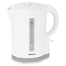 Sabichi White Gloss 1.7ltr Cordless Kettle Overheat Protection