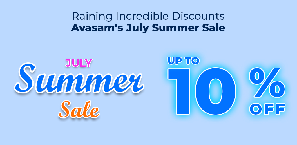 Raining Incredible Discounts: Avasam’s July Summer Sale
