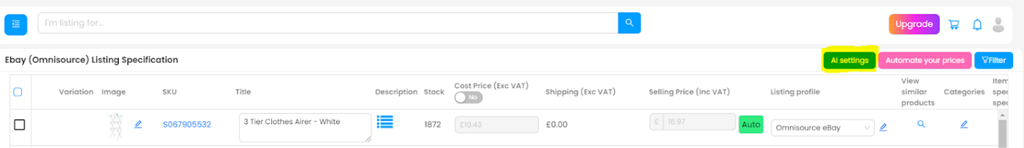 , The Avasam AI Product Optimiser Module