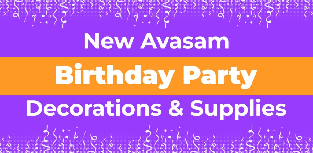 , New Avasam Birthday Party Decorations & Supplies
