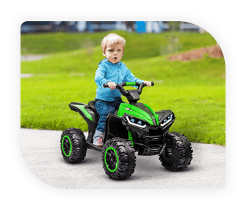 HOMCOM 12V Electric Quad Bike , Top Bikes & Accessories – Shop Kids Trikes, Trailers & Scooters