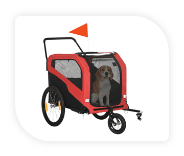 Pawhut Pet Bike Trailer , Top Bikes & Accessories – Shop Kids Trikes, Trailers & Scooters