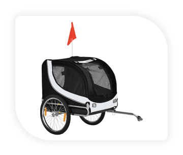 Pet Bicycle Trailer – Black , Top Bikes & Accessories – Shop Kids Trikes, Trailers & Scooters