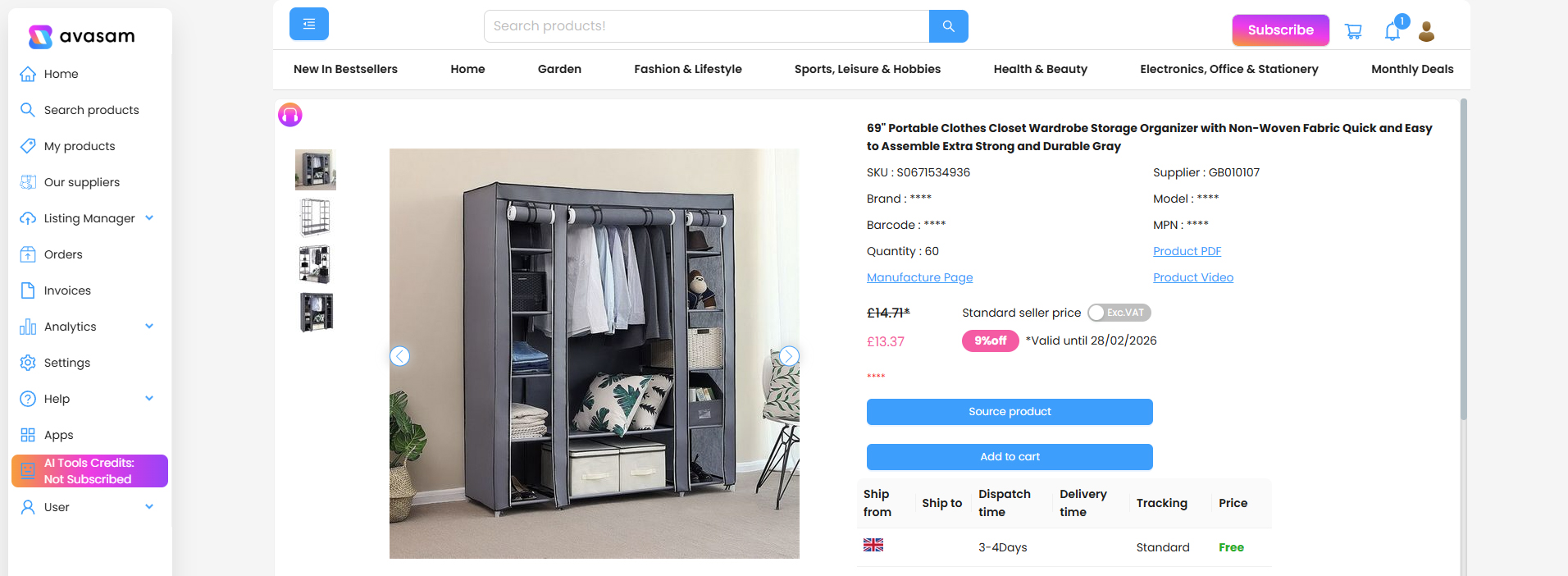 , Avasam Monthly Discount Offers Guide