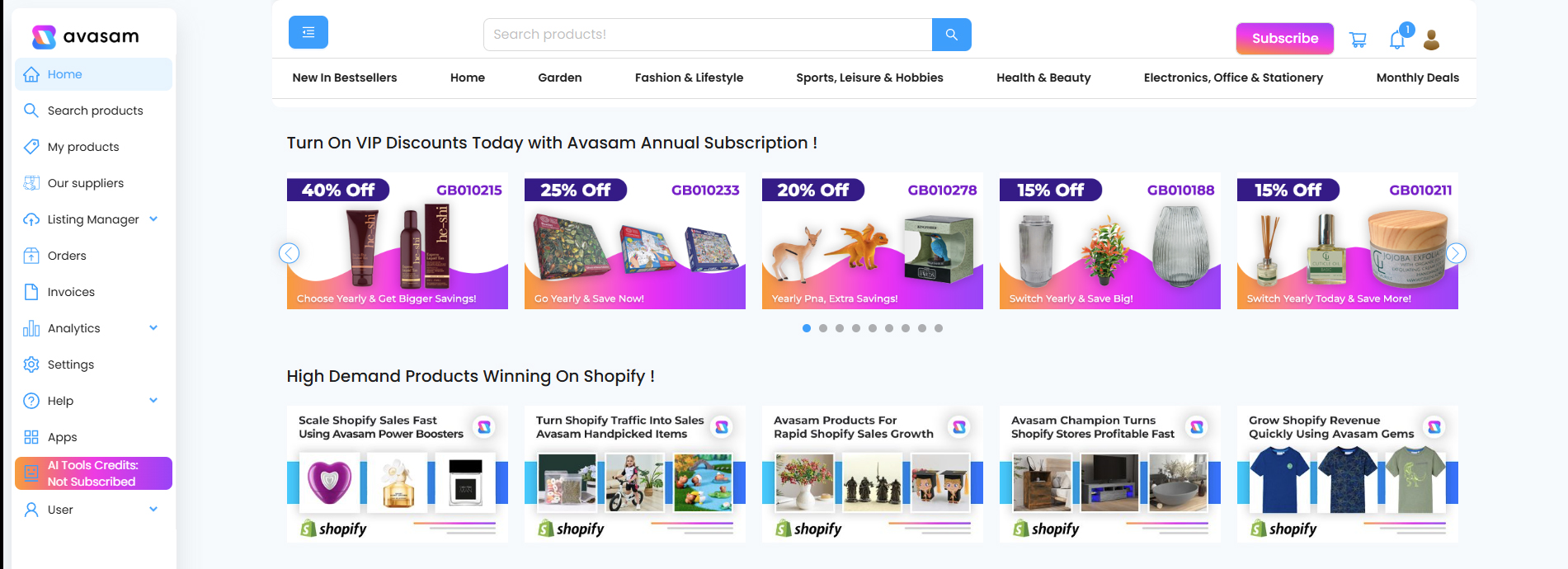 , How To Access VIP Discounts With Avasam Yearly Subscriptions