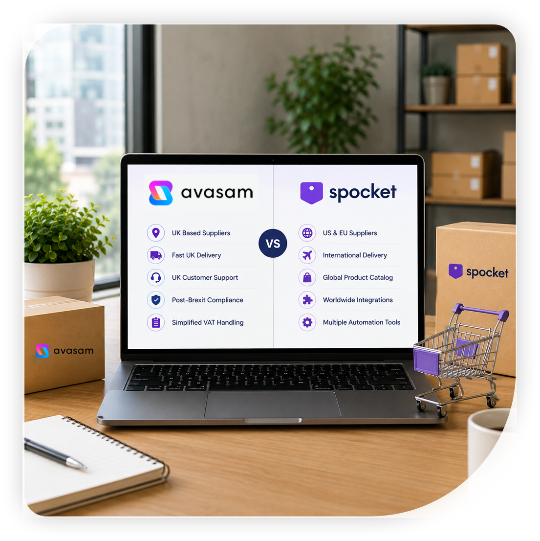 Avasam vs Spocket, Avasam vs Spocket: The honest comparison for UK ecommerce businesses