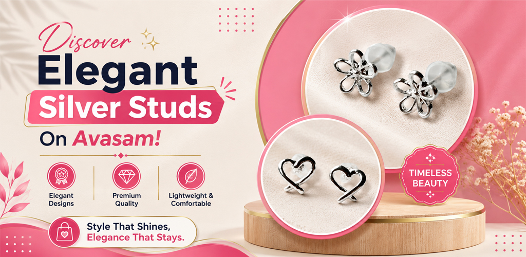 Discover-Elegant-Silver-Studs-On-Avasam-Avasam